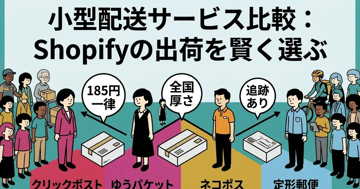 【2026年最新】クリックポスト185円vsゆうパケット250円〜｜料金・サイズ比較表