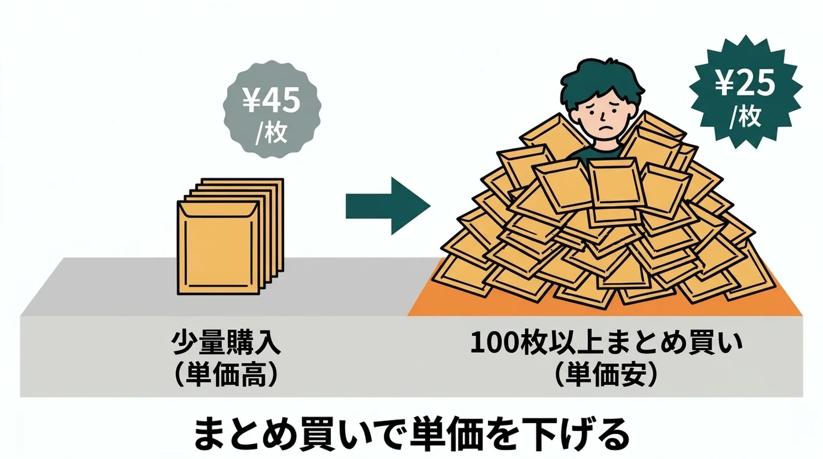 ãŸãšãè²·ãã§å䟡ãäžãããå°é賌å
¥ã§1æ45åãã100æä»¥äžã®ãŸãšãè²·ãã§1æ25åã«