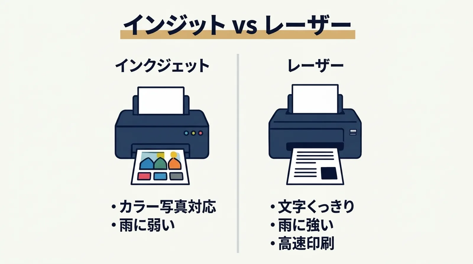 ã€ã³ã¯ãžã§ãã vs ã¬ãŒã¶ãŒãã€ã³ã¯ãžã§ããã¯ã«ã©ãŒåç察å¿ã ãéšã«åŒ±ããã¬ãŒã¶ãŒã¯æåãã£ããã»éšã«åŒ·ãã»é«éå°å·
